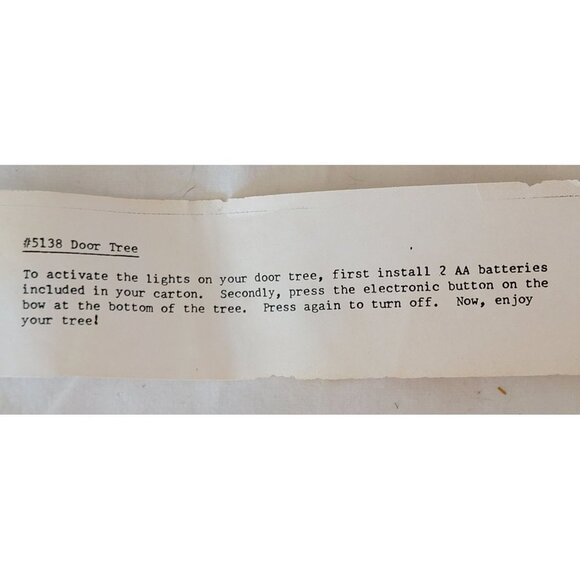 Vintage Smile Victorian Wall Tree Santa Claus Plaid Accents Battery Operated - Picture 5 of 10